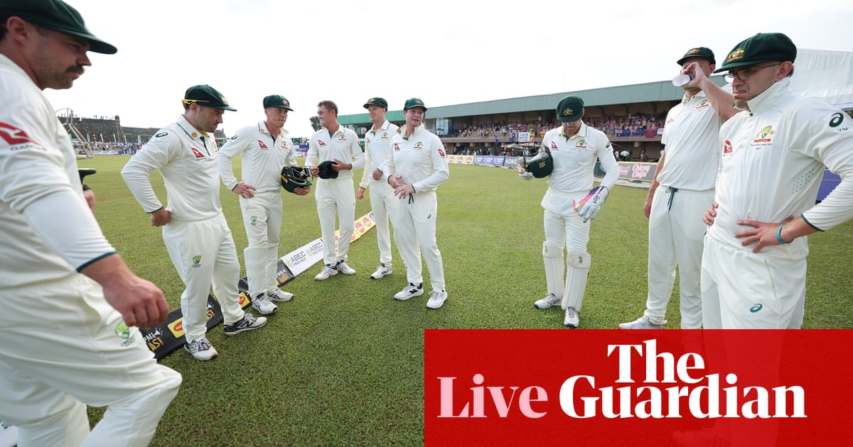 Sri Lanka v Australia: first men’s cricket Test, day three – live - Today news