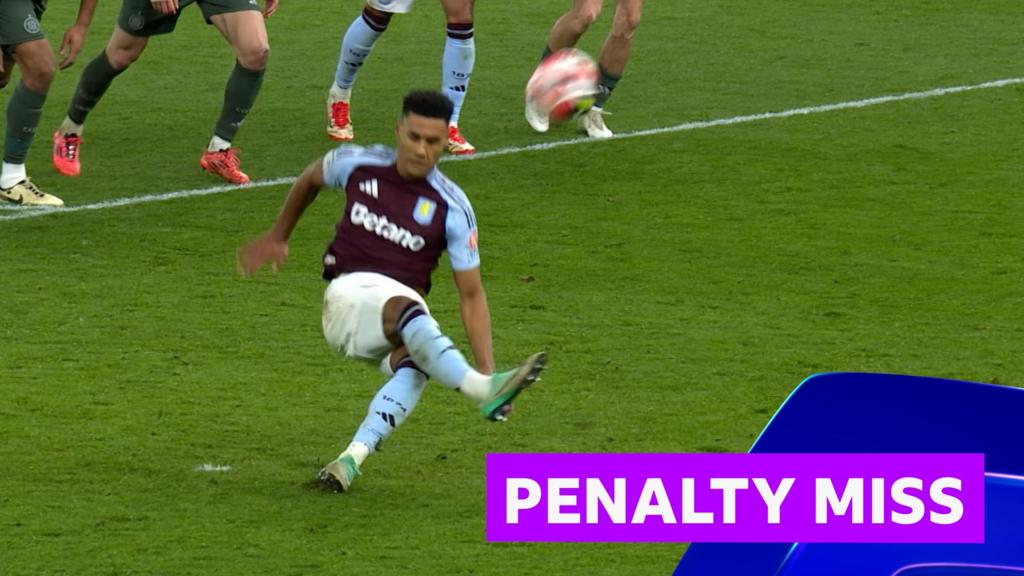 Watkins misses penalty in opposition to Celtic after 'terrible slip'