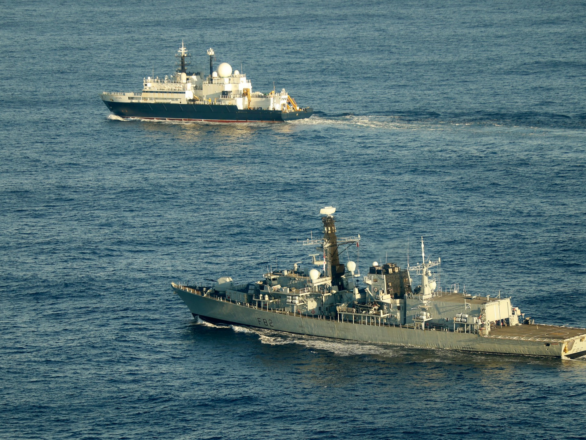 ‘We see you’: How a Russian spy ship prompted a UK scramble | Russia-Ukraine struggle Information