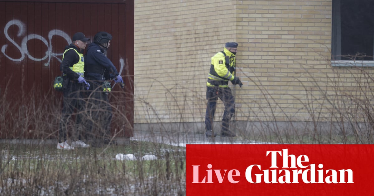 Sweden school shooting: five people shot as police respond to threat of lethal attack in Orebro – latest updates - Today news