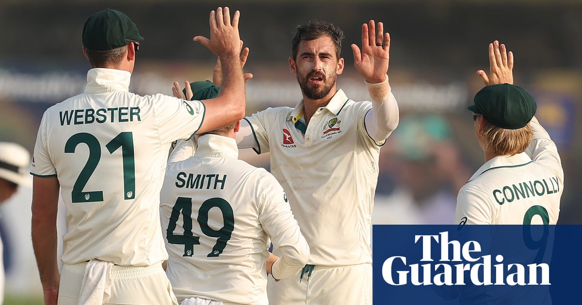 Nathan Lyon and Mitchell Starc fire in second Test before Sri Lanka dig in - Today news