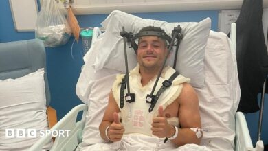 'Miracle I walked out of hospital' after broken neck - Today news