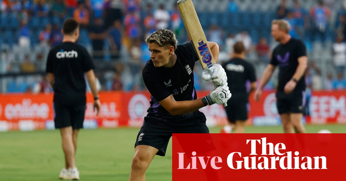 India v England: first men’s cricket one-day international – live - Today news