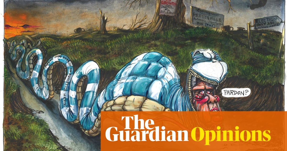 Martin Rowson on Reform UK overtaking Labour in the polls – cartoon - Today news