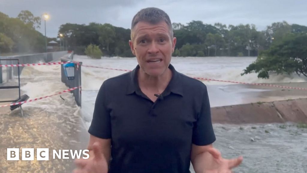 Watch: BBC reports from site of Queensland flooding - Today news