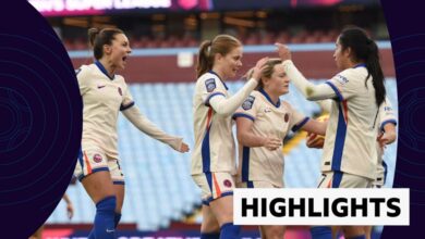 WSL highlights: Aston Villa 0-1 Chelsea