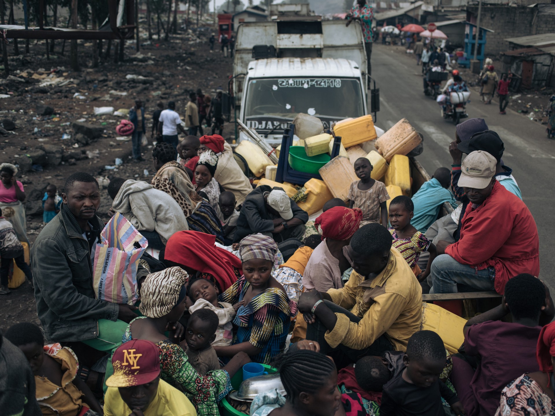 Displaced people face uncertain future after fleeing Goma - Today news