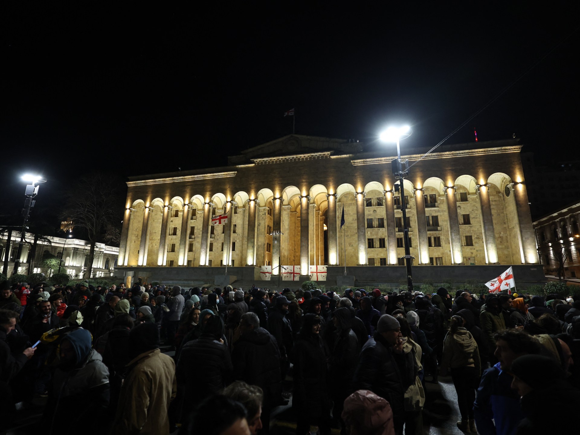 Police crack down on resurgent protests in Georgia - Today news