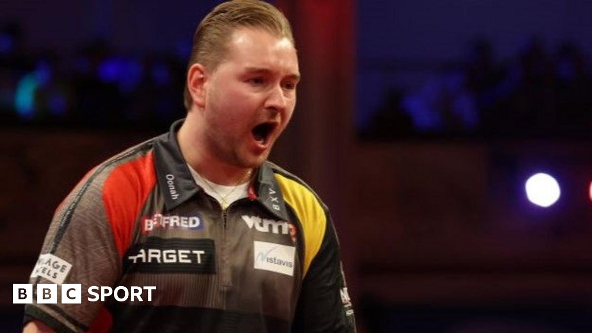 World Masters Darts: Dimitri Van Den Bergh hits nine-darter, Luke Littler beats James Wade