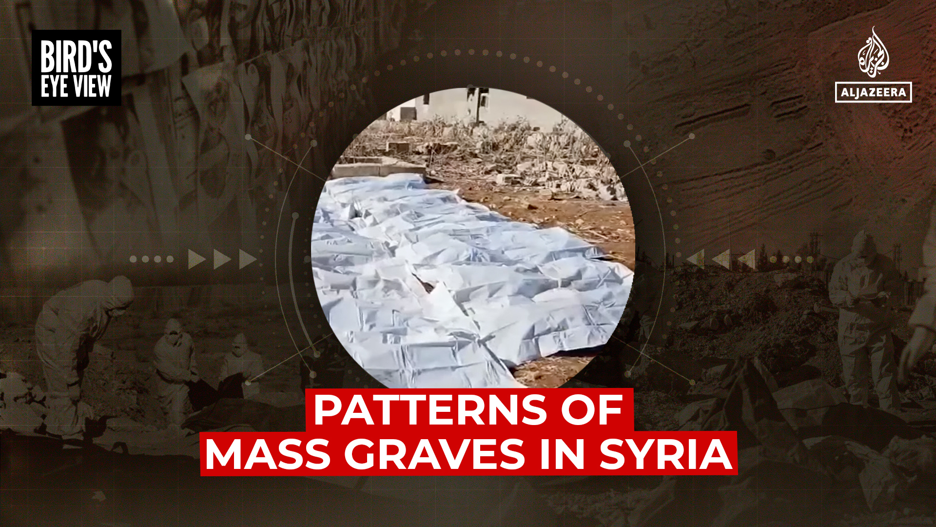 Patterns of mass graves in Syria - Today news