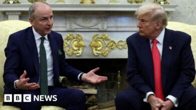 Trump raises 'massive' trade imbalance during Irish PM meeting - Today news