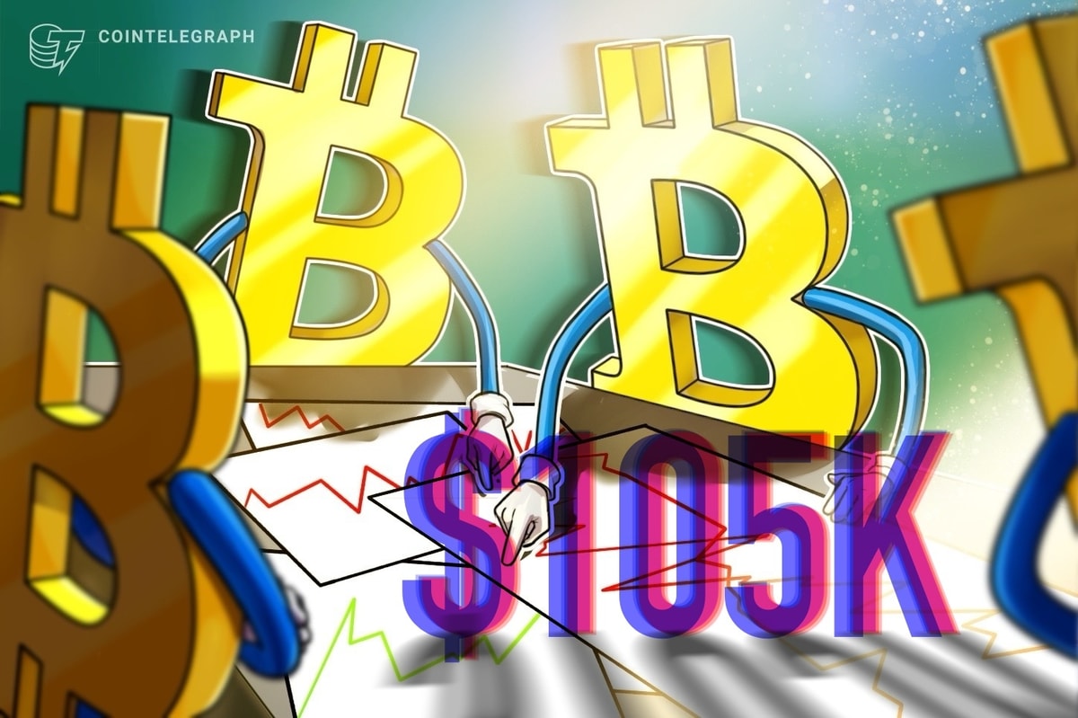 Bitcoin bull market 'nearly over?' Merchants break up over BTC value at $105K Bitcoin bull market 'almost over?' Traders split over BTC price at $105K