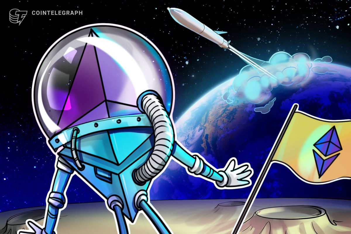 Ethereum chart sample helps 'moon shot' rally to new value highs if confirmed — Dealer Ethereum chart pattern supports 'moon shot' rally to new price highs if confirmed — Trader