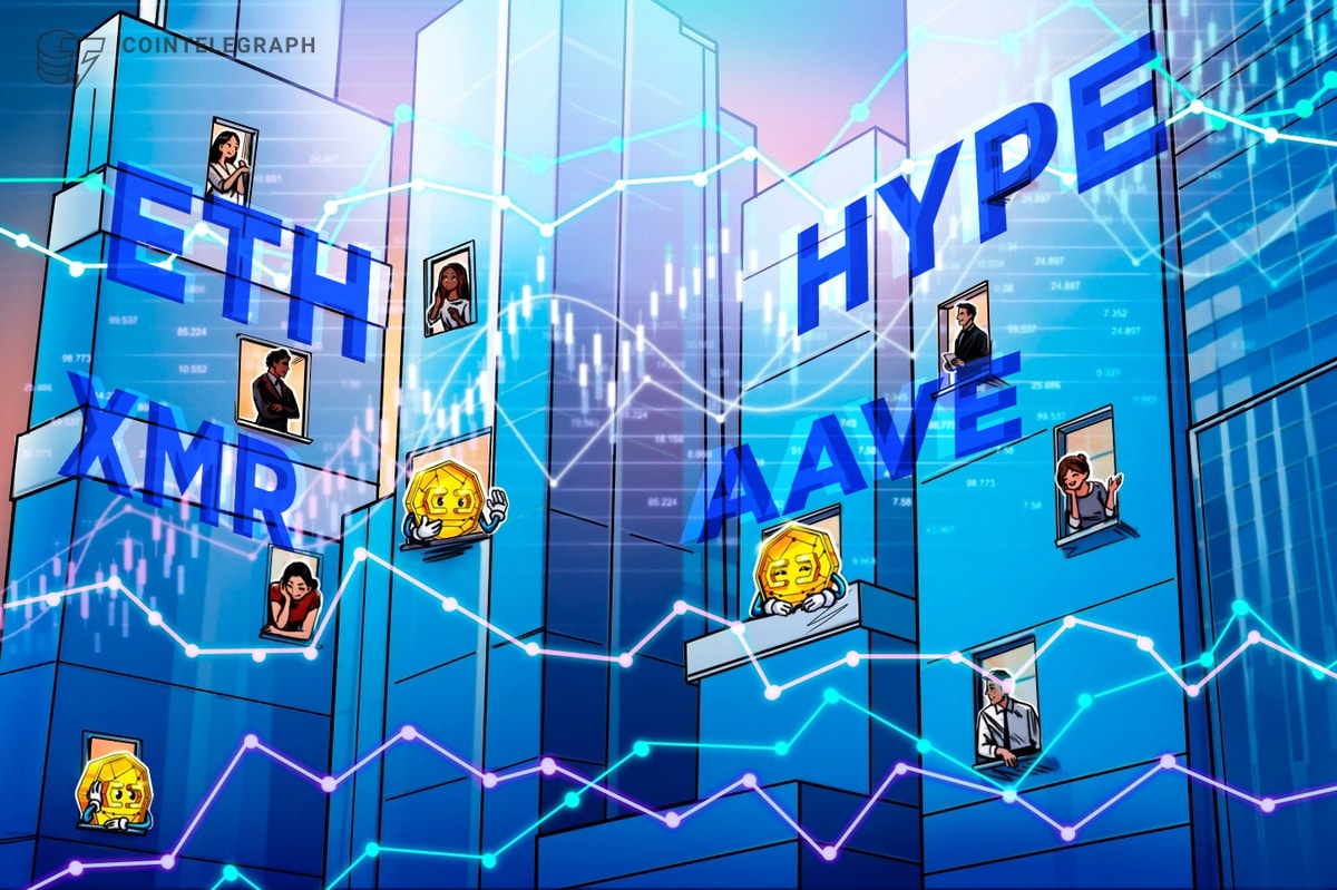 Bitcoin impulse transfer towards new highs units a fireplace below HYPE, ETH, XMR and AAVE Bitcoin impulse move toward new highs sets a fire under HYPE, ETH, XMR and AAVE
