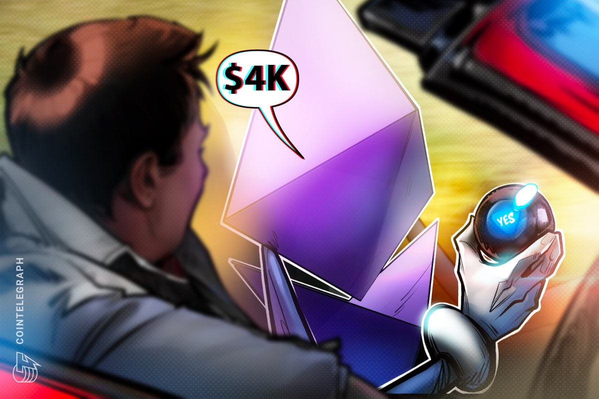 Ethereum worth chart targets $4K as transaction charges hit 3-month excessive Ethereum price chart targets $4K as transaction fees hit 3-month high