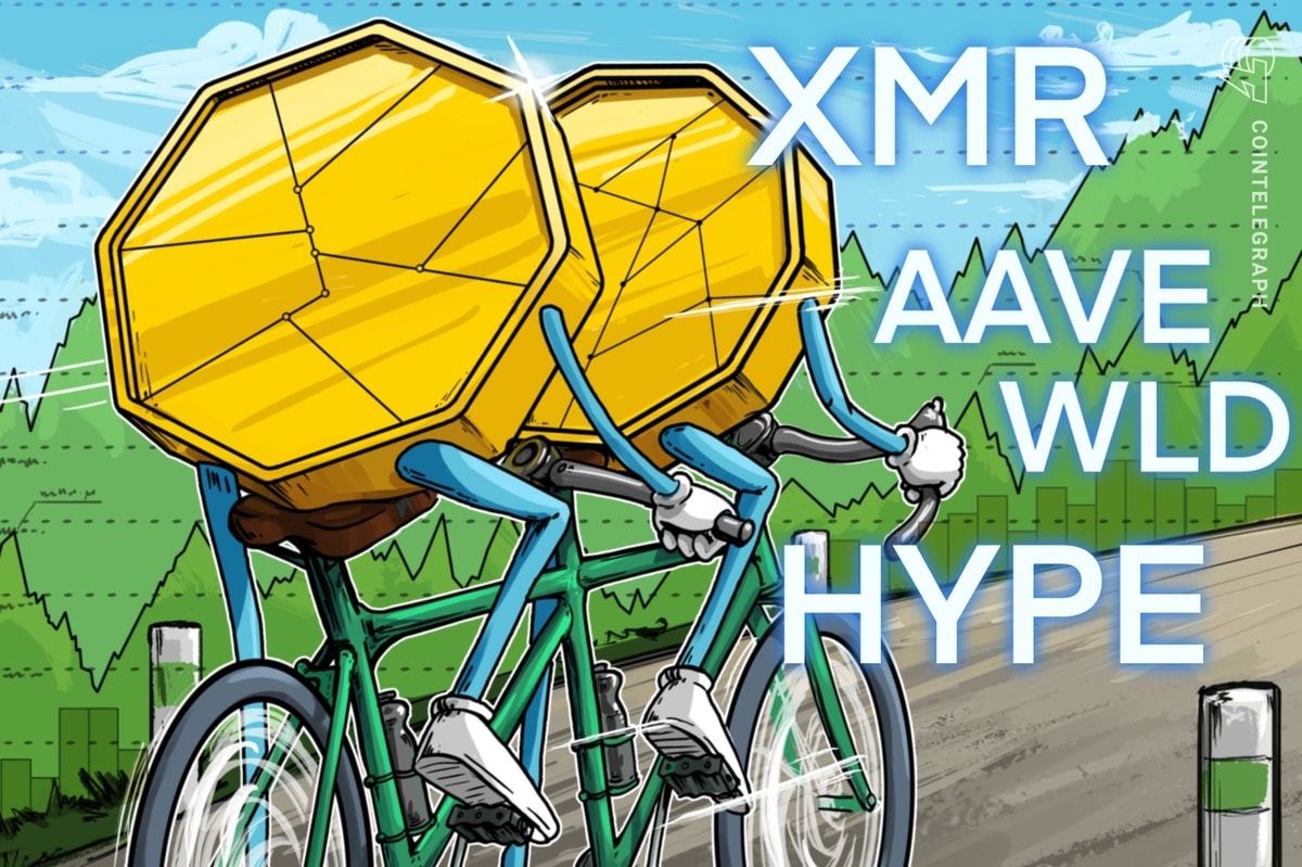 Bitcoin holds key help as HYPE, XMR, AAVE, WLD lead altcoin rally Bitcoin holds key support as HYPE, XMR, AAVE, WLD lead altcoin rally