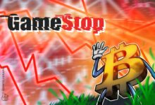 GameStop shares sink 13% after first BTC buy