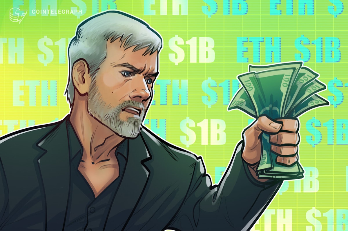 Ethereum's ‘personal Saylor’ SharpLink Gaming plans $1B ETH buy Ethereum's ‘own Saylor’ SharpLink Gaming plans $1B ETH purchase