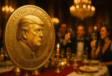 TRUMP gala dinner attendees dump tokens after event as price falls 8% amid protests