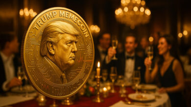 TRUMP gala dinner attendees dump tokens after event as price falls 8% amid protests