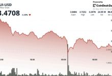 SUI Plunges 9% Amid Flash Crash and Extraordinary Selling Volume