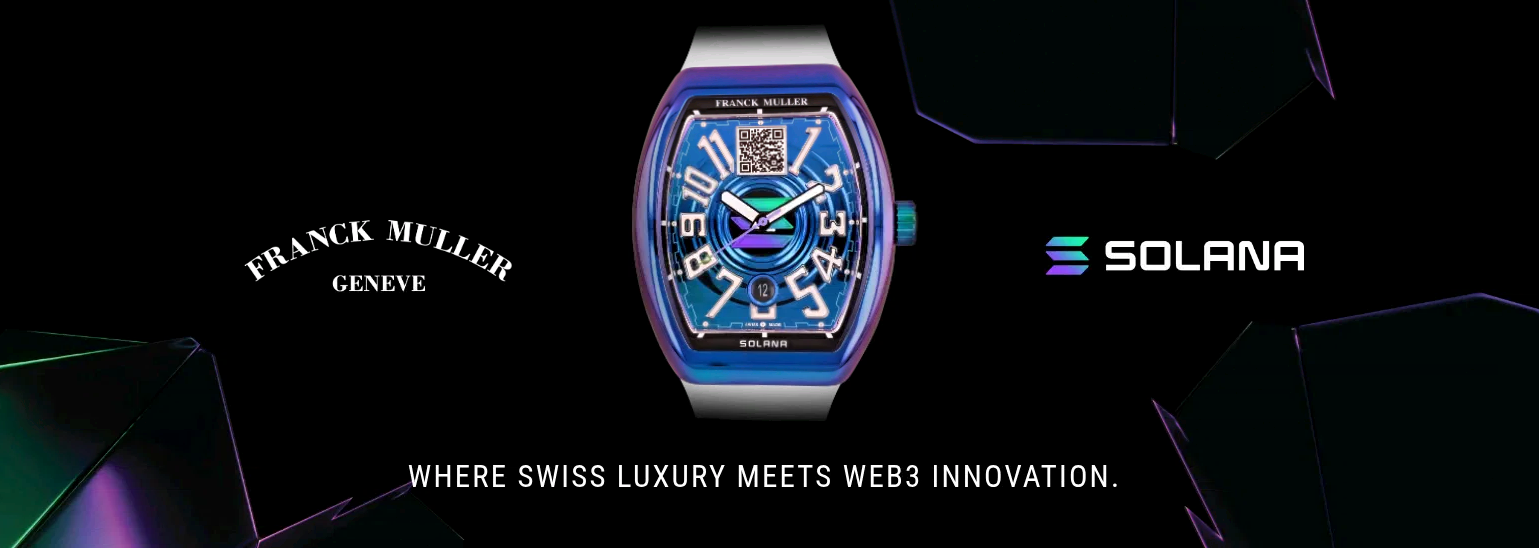 Franck Muller Unveils Restricted Version Solana Watch Franck Muller Unveils Limited Edition Solana Watch