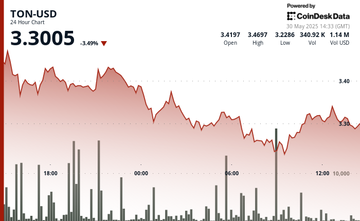 TON Plunges 6% Earlier than Staging Restoration Amid International Tensions TON Plunges 6% Before Staging Recovery Amid Global Tensions