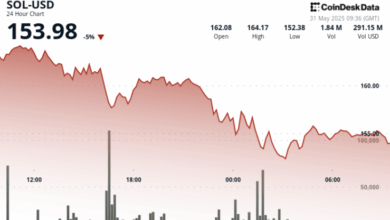 Solana's SOL Dips 5% Amid Fading Memecoin Trading Activity on Network