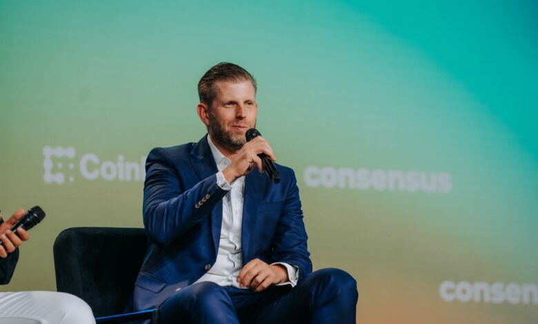 Eric Trump Says He Got Into Crypto Amid Political Attack, Calls Bitcoin 'Digital Gold'