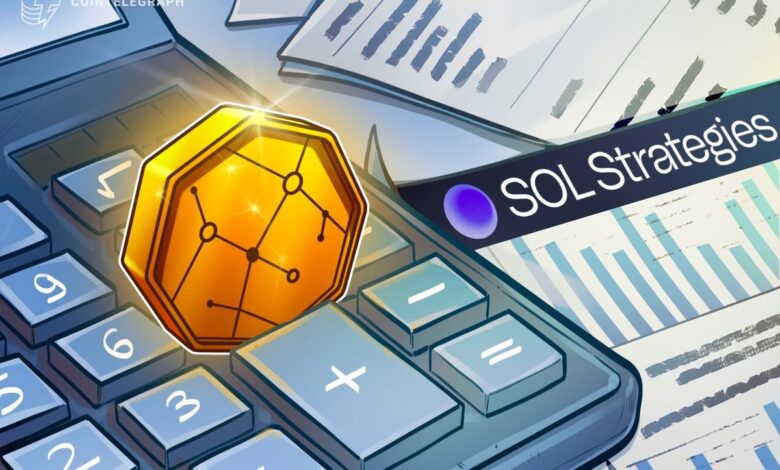 SOL Strategies Reports $3.5 million Income Loss for Q2 2025