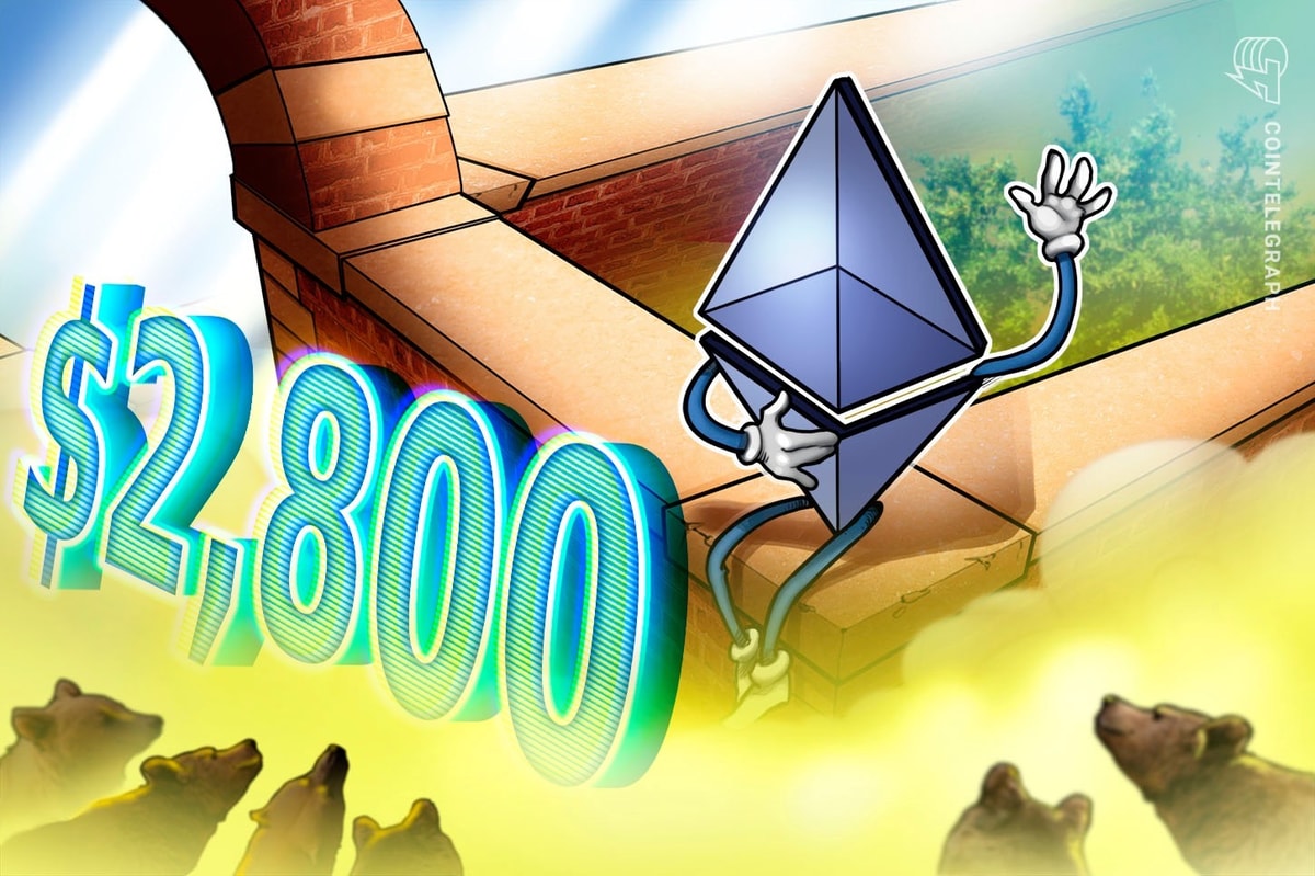 ETH Worth Hits $2.8K However Choices Merchants are Bearish ETH Price Hits $2.8K But Options Traders are Bearish