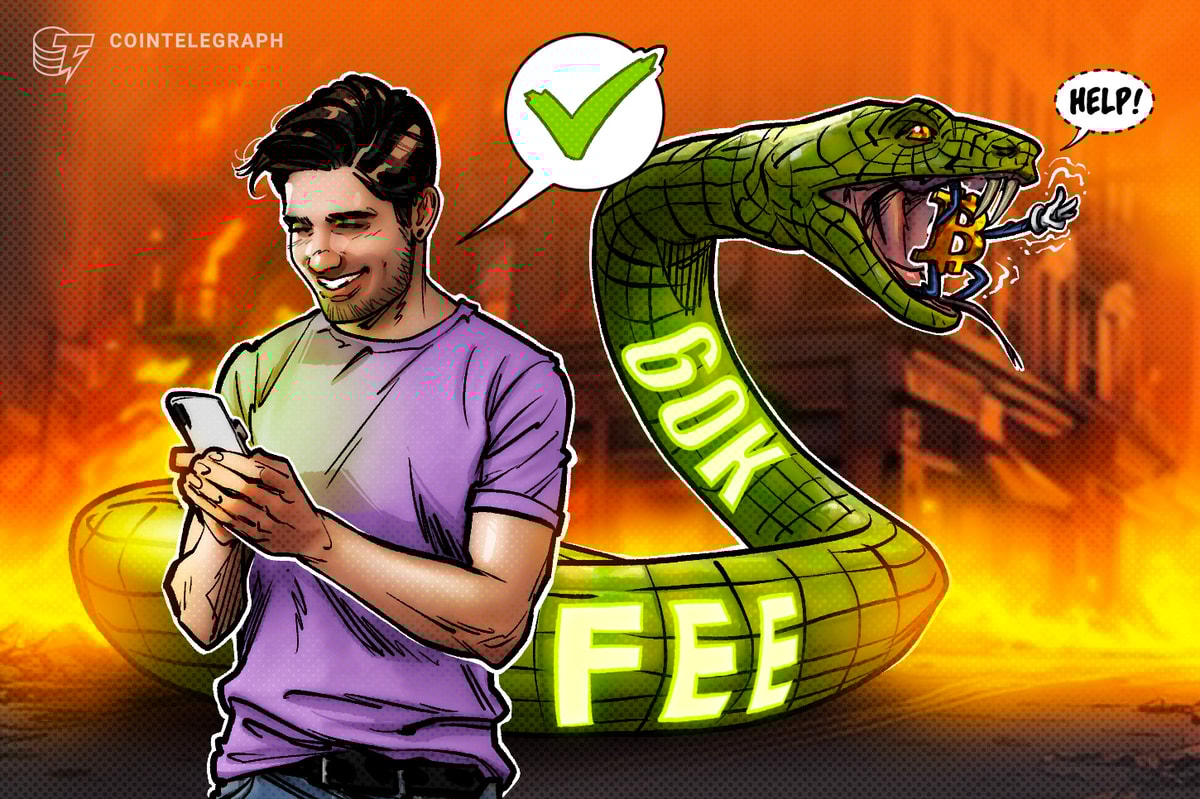 Bitcoin Person Unintentionally Despatched $60,000 in Charges—Don’t Make the Identical Mistake Bitcoin User Accidentally Sent $60,000 in Fees—Don’t Make the Same Mistake