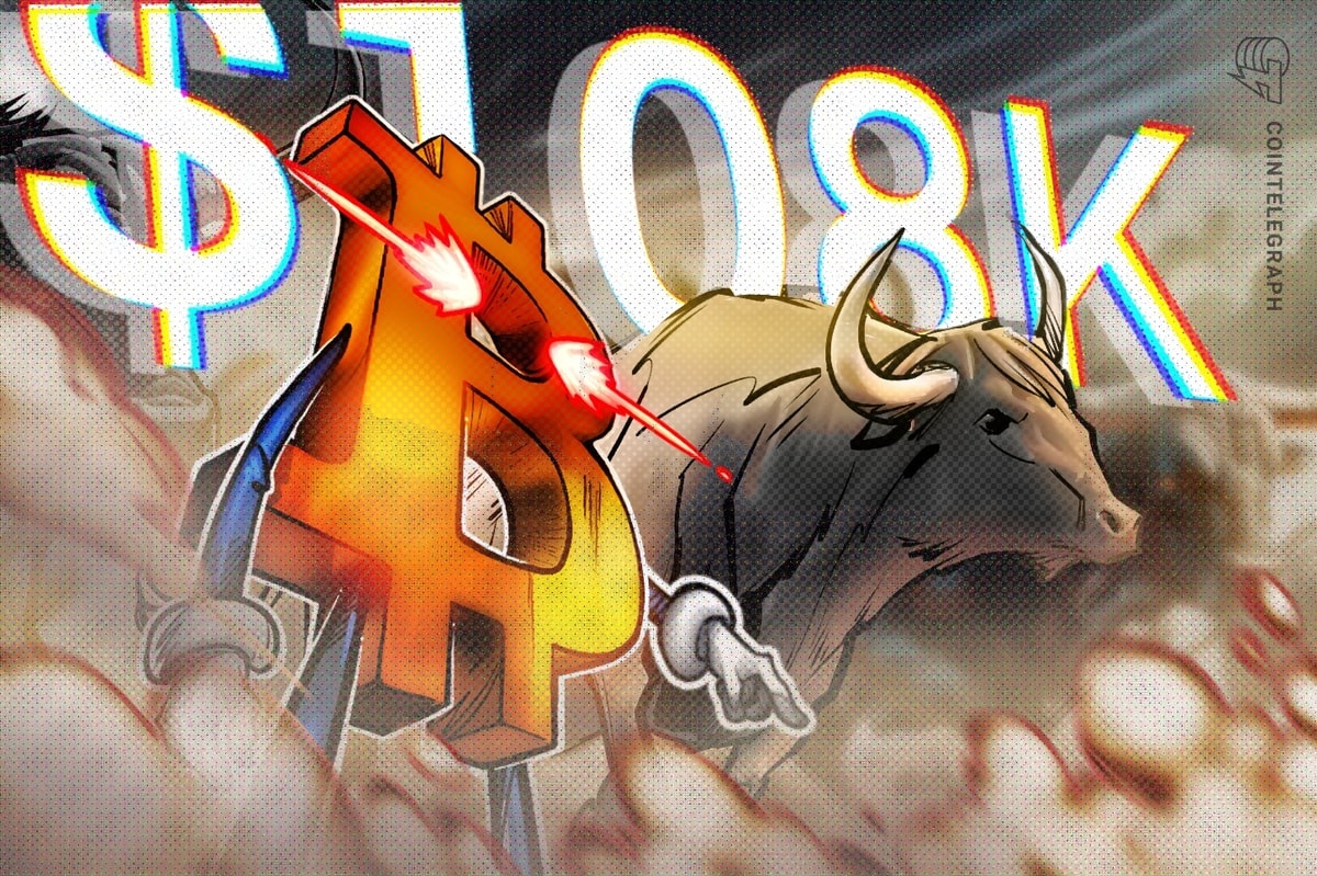 Bitcoin Takes $108,000 Liquidity As Merchants Hope For New Highs Bitcoin Takes $108,000 Liquidity As Traders Hope For New Highs