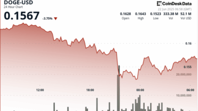 Dogecoin Drops 8% as Trump Bombs Iran Nuclear Sites, DOGE Shows V-Shape Recovery