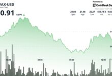 AVAX Forms Critical Short-Term Support at $20.25 Level