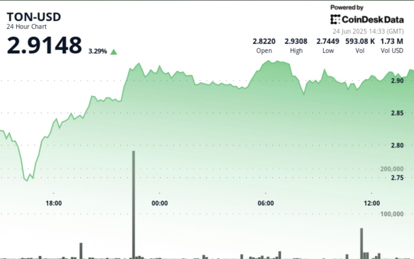TON Up 3% After Risky Session, Establishes New Assist Degree TON Up 3% After Volatile Session, Establishes New Support Level
