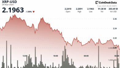 XRP Drops 3% as Selling Pressure Overwhelms Support Level