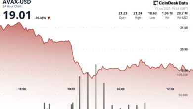 AVAX Plunges 13% on Middle East Concerns