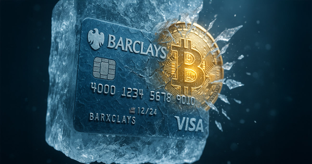 Barclays bans crypto buys with bank cards amid threat issues Barclays bans crypto buys with credit cards amid risk concerns