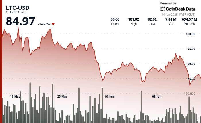 Litecoin Worth Struggles Regardless of ETF Optimism Litecoin Price Struggles Despite ETF Optimism