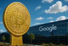Bitcoin market cap overtakes Google's $2.1 billion valuation as crypto equities also rise