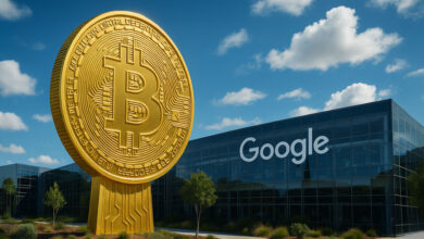 Bitcoin market cap overtakes Google's $2.1 billion valuation as crypto equities also rise