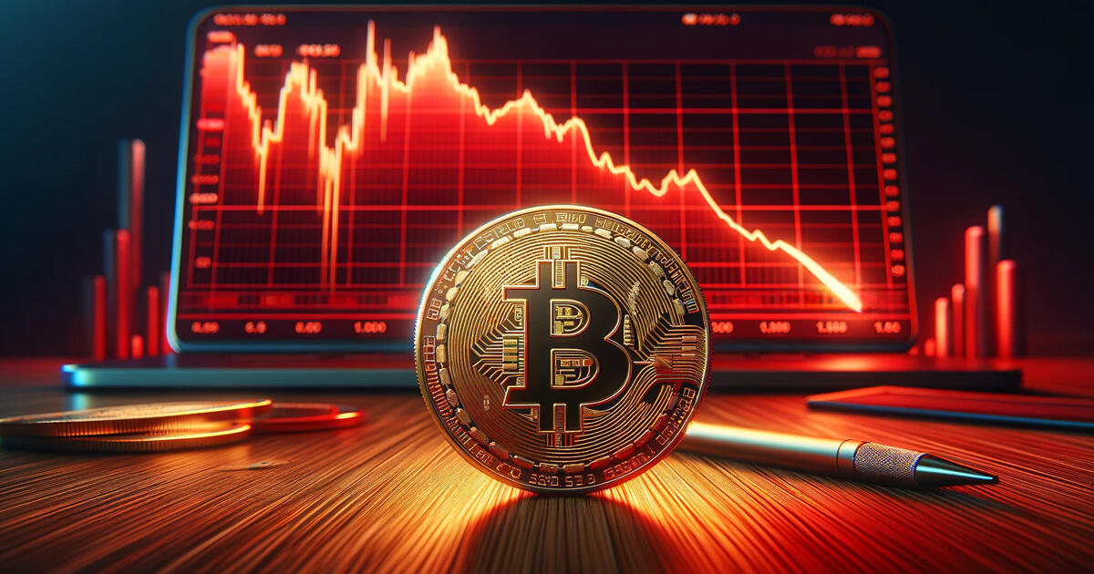 Bitcoin's falls to month-to-month lows triggering $464 million in liquidations amid international market jitters Bitcoin's falls to monthly lows triggering $464 million in liquidations amid global market jitters