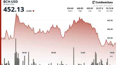 Slips 0.54% to $452 After Failing to Break $467 Resistance Level