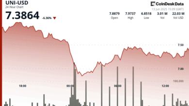 UNI Drops 6% as Trump Warns ‘Iran Must Make a Deal, Before There Is Nothing Left’