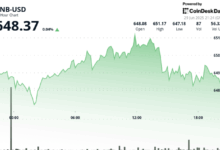 BNB Holds Steady at $648 Ahead of Maxwell Hard Fork Upgrade on BSC Mainnet