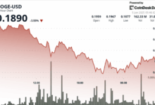 Dogecoin Struggles to Reclaim $0.19 Threshold as Bearish Sentiment Persists