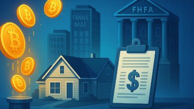 US adopts crypto in mortgage risks as Fannie Mae and Freddie Mac update asset models