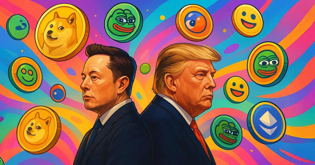 Trump–Musk feud turns into memecoin meta, results in surge in buying and selling quantity Trump–Musk feud becomes memecoin meta, leads to surge in trading volume