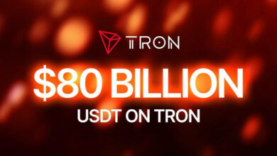 USDT on TRON Surpasses $80 Billion, Strengthening TRON’s Position as the Leading Stablecoin Network